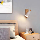Ljojo Mid-Century Adjustable Reading Wall Lamps for Bedrooms & Airbnb Background Lighting