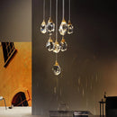 Ljojo Luxury Crystal Chandelier - LED Lighting for Large Staircase and Living Room Hall