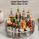 Ljojo 360 Rotating Spice Rack Organizer with Storage Bin