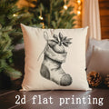 Christmas Pillow Covers by Ljojo: Festive Pattern Cushion Cover for Sofa, Bedroom, Car