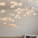 Smoke Gray Glass Chandelier Lighting Art Blown Glass Chandelier for Restaurant Decor by Ljojo