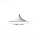Ljojo Modern Horn Pendant Light Minimalist Chandelier for Dining Bedroom Living Room