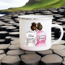 Enamel Mug Custom Name Tea Coffee Wine Mugs for Maid of Honor by Ljojo