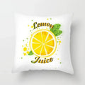 Lemon Pattern Summer Cushion Cover for Sofa Decor by Ljojo