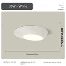 Alien Round Bedroom LED Ceiling Light - Modern Black and White Hallway Fixture by Ljojo