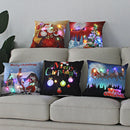 Ljojo Merry Santa Claus LED Light Pillow Cover - Home Decoration