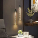 Modern Crystal Chandelier LED Light Fixture for Bedroom Living Room - Ljojo