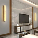 Ljojo Marble Wall Lamp: Designer Natural Copper LED Lighting for Various Rooms