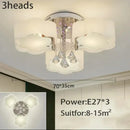 LED Ceiling Light Modern Crystal Warm Atmosphere for Living Room | Ljojo