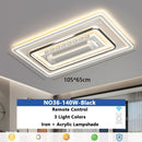 Modern Invisible Bladeless Ceiling Fan Lamp for Master Bedroom - Ljojo