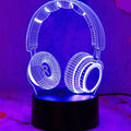 Gaming Headset 3D Night Light for Bedroom Game Room | Ljojo