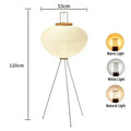 Ljojo Noguchi Akari Rice Paper Floor Light Japanese Table Desk Lamp E27 Bulb White Glass