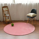 Coral Velvet Modern Living Room Rug Blue Soft Nursery Play Mat