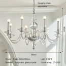 French Medieval Style Glass Crystal Chandelier Pendant Lights by Ljojo - Elegant Living Room Lighting