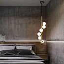 Nordic Glass Ball Pendant Lamp Minimalist Chandelier by Ljojo