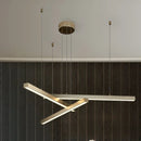 Ljojo Modern Nordic LED Pendant Lamp Chic Aluminum Golden Black Dining Room Fixture