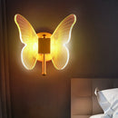 Butterfly Led Chandelier Light | Bedroom Acrylic Pendant Lamp by Ljojo