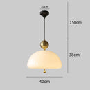 Medieval Retro Pendant Light Glass Suspension for Living Room Kitchen by Ljojo