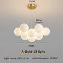 Children's Bedroom Chandelier Modern Resin 3D Printed Dining Room Lights by Ljojo
