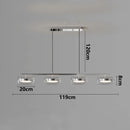 Nordic Glass LED Pendant Light for Living Dining Room Kitchen Chandelier by Ljojo