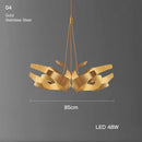 LED Art Chandeliers Italy Postmodern Design Romantic Cyberpunk Elegant Home Decor Ljojo