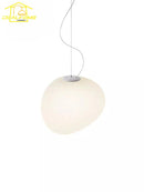Italian Design Minimalist Pebble Pendant Lights LED E27 Glass Hanging Lamp - Ljojo