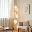 Italian Minimalist LED Floor Lamp Smoke Gray Glass for Artistic Home Decor by Ljojo