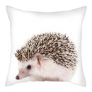 Hedgehog Print Pillow Cover for Home Sofa Decor 45X45cm - Ljojo