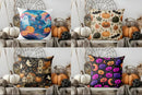 Halloween Ghosts & Castle Print Pillow Cover for Sofa, Bedroom, Car - Ljojo