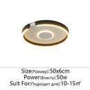 Modern LED Ring Ceiling Light for Dining Room Living Room by Ljojo |
Minimalist Home Lighting for Bedroom and Study Room