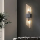 Clear Glass Wall Light for Living Room with E14 G9 Bulb, Ljojo Brand