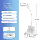 Ljojo™ LED Touch Desk Lamp with USB Charging and Dimmable Light for Reading