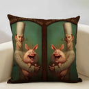Cute Pig Pattern Pillowcase 45x45cm Ljojo Home Decor Sofa Linen Cushion Cover