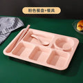 Ljojo Meal Plate Set - Fast Food Bowls Separation Plate Bowl Cup Dinner Set