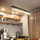 American Industrial LED Ceiling Chandelier by Ljojo - Long Line High-end Pendant Light for Home Decor