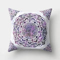 Ljojo Mandala Pattern Polyester Cushion Cover for Stylish Home Decor
