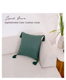 Ljojo Linen Pillow Covers 45x45cm Super Soft Decorative Cushion for Living Room