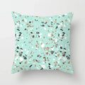 Light Blue Green Mint Geometric Print Boho Pillowcase Set by Ljojo