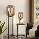 Ljojo Luxury Glass Floor Lamp LED Bedside Table Light Modern Nordic Minimalist Style