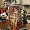 Ljojo™ Luxury Klimt Kiss Ceramic Vase: Creative European Design for Wedding Decor