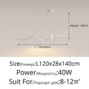 Modern Minimalist LED Chandelier Pendant Light for Dining Room | Ljojo