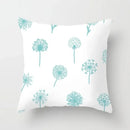 Ljojo Mint Green Geometric Print Lumbar Pillowcase