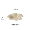 Ljojo Lotus Leaf Ceramic Salad Plate Creative Tableware