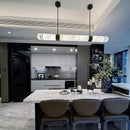Ljojo Marble Pendant Light Chandelier LED Dimmable Luxury Elegant Dining Kitchen Island