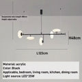 European Minimalist White Glass LED Floor Lamp by Ljojo - Multi-head Metal Frame Bedside Living Room Decor