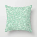Light Blue Green Mint Geometric Print Boho Pillowcase Set by Ljojo