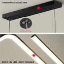 Ljojo LED Pendant Lights: Modern 2 Head Fixtures for Living Room, Bedroom, Hotel, Bar
