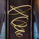 Nordic Ring Chandelier Gold Table Dining Room Pendant Light by Ljojo