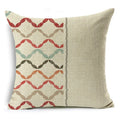 Ljojo Mandala Graffiti Cushion Cover 45x45cm Linen Pillow Case for Sofa Bed Decor