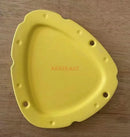 Ljojo Matte Cheese Plate - Pure White Ceramic, Cute Breakfast Bread Plate